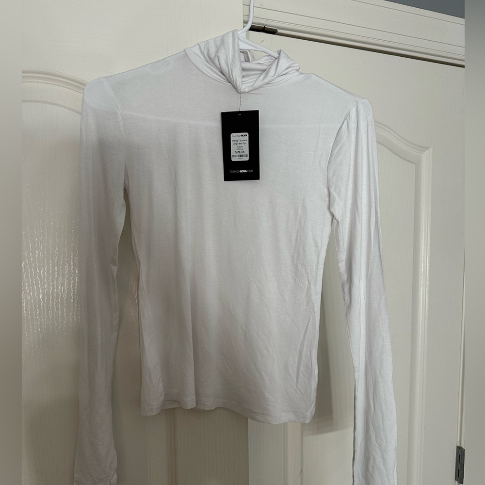 Fashion Nova White Turtleneck